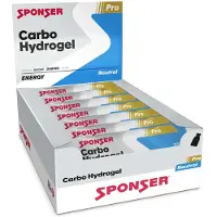 Sponser Sport Food Boîte De Gels énergétiques Carbo Hydrogel Saveur Neutre 60g 20 Unités