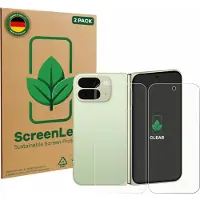 ScreenLeaf Film de protection d'écran, Protection d'écran Écologique, Clear, Anti-Rayures (2 pcs, Google Pixel 10 Pro Plié), Téléphone portable : film de protection, Transparent