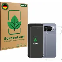 ScreenLeaf Film de protection d'écran, Protection d'écran Écologique, Clear, Anti-Rayures (2 pcs, Google Pixel 10 Pro XL), Téléphone portable : film de protection, Transparent
