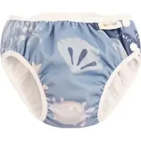 Vimse Couche-culotte de bain super grande taille, baleine bleue
