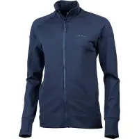 Lundhags Ullto Merino Ws Full Zip, couche intermédiaire, femme, bleu