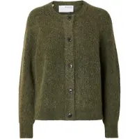 Selected Cardigan 'Lulu' vert