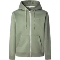 Pepe Jeans Macbeth Melange Full Zip Sweatshirt Vert M Homme