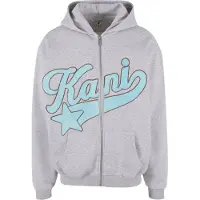 Karl kani Sweat-shirt turquoise / gris