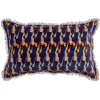 Vivaraise Housses de coussins TAHIS - Bleu - 30x50 cm