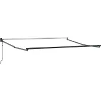 vidaXL Store Anthracite 3,5 x 2,5 m Métal