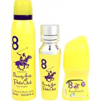 Beverly Hills Polo Club 1982 - Sport 8 Eau De Toilette + Fraîcheur Body Spray + No.8 Déodorant Roll-On Pour Femme