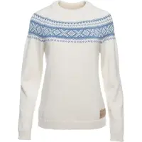 Dale of Norway Vågsøy, sweater, femmes, blanc/bleu clair