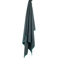 Lifeventure Trek Towel en SoftFibre Recyclé, gris