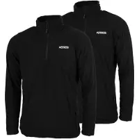 Accezzi pull polaire, hommes, noir, 2 pack