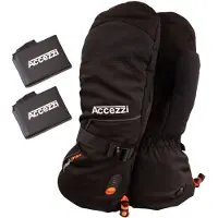 Accezzi Heat Mittens, moufles chauffants, noir
