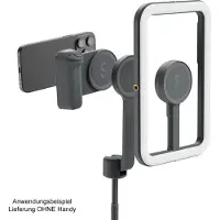 ShiftCam SnapGrip Creator Kit Pro – Connexion magnétique sécurisée – Déclencheur Bluetooth naturel – Batterie externe sans fil intégrée - Noir