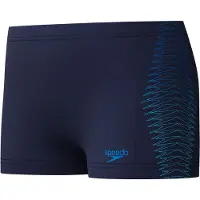 Speedo Plastisol Placement Swimming Shorts Bleu 11-12 Years Garçon