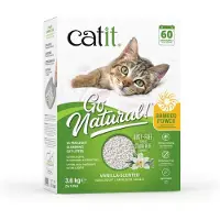 Catit Go Natural! Bamboo Vainilla Clumping Sand 3.6kg Clair