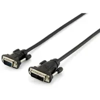 Equip Dvi — VGA (1.80 m), Câble vidéo, Noir