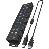 Icy Box IB-HUB1720-U3 Hub 18+2 Port USB IcyBox 18x USB-A Daten Port