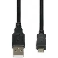 IBox Câble USB IKU2M18 1,8 m USB 2.0 USB A Micro-USB B Noir