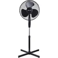 Platinet fan 16", black (44733)