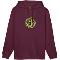 Santa Cruz Hand Dot Front Hoodie Violet M Homme
