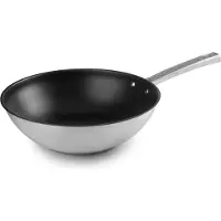 Lacor Poêle wok - Revêtement antiadhésif - Ø 28 cm - Poignée ergonomique - Convient à tous les types de cuisinières