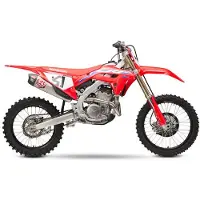 Yoshimura Usa YOSHIMURA RS-12 Signature Series Full Exhaust System Titanium/Titanium/Carbon - Honda CRF250R