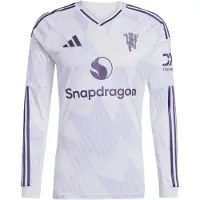 Adidas Manchester United 25/26 Away Long Sleeve T-shirt Blanc XL Homme