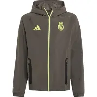 Adidas Veste de sport 'Real Madrid Tiro 25 Competition Vis Tech Travel' anthracite / pomme