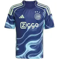 Adidas T-Shirt fonctionnel 'Ajax Amsterdam 25/26' bleu clair / bleu foncé / vert clair / blanc