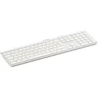 LMP KB-1243 - Taille complète (100%) - USB - QWERTZ - Blanc