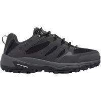 Columbia - Chaussures basses imperméables de randonnée journée - Redmond IV Low Waterproof Black Citron Haze pour Femme en Cuir - Taille 36 - Noir