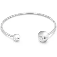 Calvin Klein Sculptural Bubbles Bracelet Argenté Femme