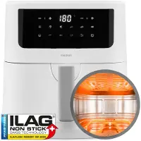 Medion LIFE P10 XL Duo Heissluftfritteuse MD 11750, Friteuse, Blanc