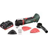Metabo Outil multifonction sans fil MT 18 LTX 18 V OIS / Starlock + 1 batterie LiHD 4,0 Ah - sans chargeur
