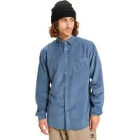 Quiksilver Smoke Trail Cord Long Sleeve Shirt Bleu S Homme