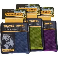 Travelsafe Serviette de Voyage Microfibre S, vert citron