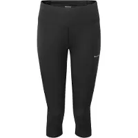 Montane F Sstream 3/4 Trail Tights-Reg Leg, femme, noir