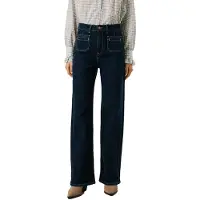 Pepe Jeans pour femme. PL2050882 Jeans Straight Lexa Rinse navy (27/30), Casuel, Coton, Denim, Marine