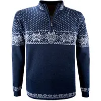 Kama Rune, merino sweater, hommes, bleu marine