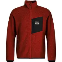Lundhags Flok Wool Ms Pile, couche intermédiaire, homme, rouge