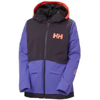 Helly Hansen Powchaser 2.0, veste de ski, femme, violet