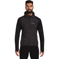 KILPI Versam, veste polair, hommes, noir/gris