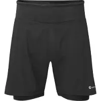 Montane Slipstream Twin Shorts Noir 2XL Homme