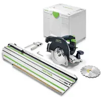 Festool HKC 55 KEB-Basic-FSK 420 Scie circulaire portative sans fil 18 V 160 mm Brushless ( 578704 ) + rail de coupe + Systainer - sans batterie, sans chargeur
