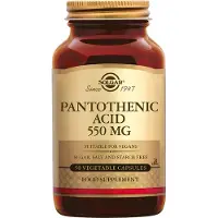 Solgar Vitamine B5 - Beauté Peau, Cheveux, Ongles - Vitalité - 50 gélules végétales 50 pc(s) Capsule(S)
