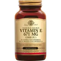 Solgar Vitamin E 671 mg/1000 IU Complex 50 gélules souples
