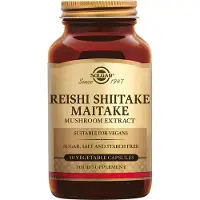 Solgar Reishi Shiitake Maitake - Défenses immunitaires 50 pc(s) Capsule(S)