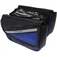Dunlop Sacoche/pochette de cadre de vélo (noir/bleu)