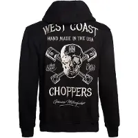 West Coast Choppers High Speed Full Zip Sweatshirt Noir 4XL Homme