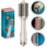 Cecotec Brosse volumatrice à air chaud avec revêtement céramique à la kératine et à l'huile d'argan, 1200 W, 3 vitesses