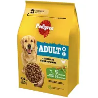 Pedigree Adult 2,6 kg avec volaille et légumes nourriture sèche complète pour chiens de grandes et moyennes races